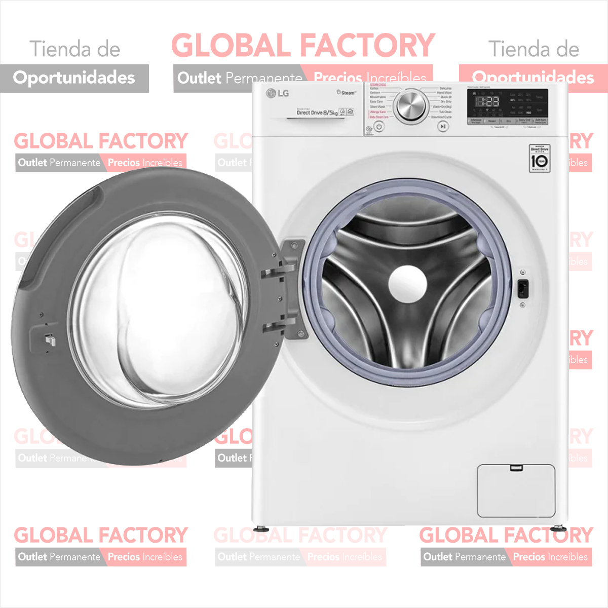 LAVASECADORA LG F4DN408N0 – Outlet Global Factory