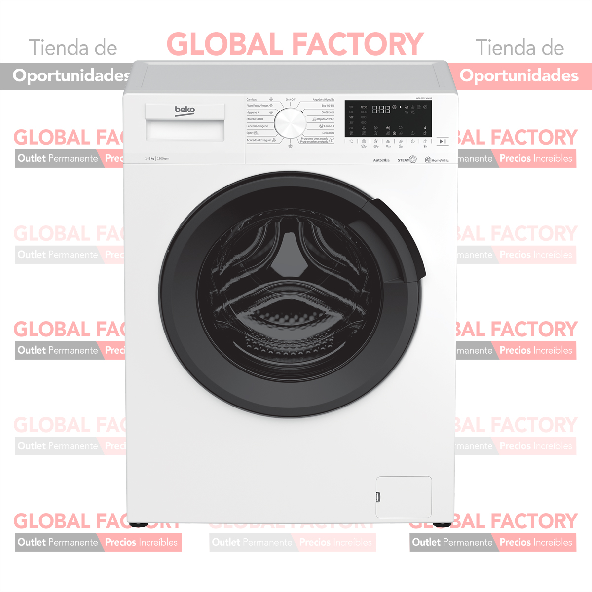 Factory ElectroAlberche Málaga - - Lavadora Beko - 7 kg - 1400 RPM - A+ - 2  años de garantía - 199€